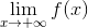 \lim_{x\to+\infty}f(x)