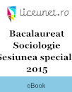Bacalaureat Sociologie 2015 - Sesiunea specială Bacalaureat Sociologie 2015 - Sesiunea specială