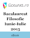Bacalaureat Filosofie | 2015 iunie-iulie Bacalaureat Filosofie | 2015 iunie-iulie