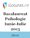 Bacalaureat Psihologie | 2015 iunie-iulie Bacalaureat Psihologie | 2015 iunie-iulie