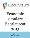 Economie simulare Bacalaureat 2015 Economie simulare Bacalaureat 2015