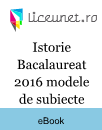 Istorie Bacalaureat 2016 modele de subiecte Istorie Bacalaureat 2016 modele de subiecte