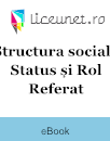 Referat Structura socială: Status și Rol Referat Structura socială: Status și Rol