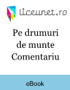 Pe drumuri de munte Comentariu Pe drumuri de munte Comentariu