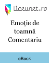 Emoție de toamnă Comentariu Emoție de toamnă Comentariu