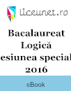 Bacalaureat Logică 2016 | Sesiunea specială Bacalaureat Logică 2016 | Sesiunea specială