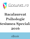 Subiectul I | Bacalaureat Psihologie 2016 | Sesiunea Specială Subiectul I | Bacalaureat Psihologie 2016 | Sesiunea Specială