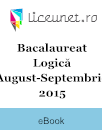 Bacalaureat Logică 2015 | Sesiunea august-septembrie Bacalaureat Logică 2015 | Sesiunea august-septembrie