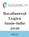Bacalaureat Logică 2016 | Sesiunea iunie-iulie Bacalaureat Logică 2016 | Sesiunea iunie-iulie