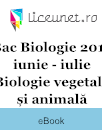Bacalaureat Biologie 2016 | iunie - iulie | Biologie vegetală și animală Bacalaureat Biologie 2016 | iunie - iulie | Biologie vegetală și animală