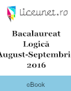 Bacalaureat Logică 2016 | Sesiunea august-septembrie Bacalaureat Logică 2016 | Sesiunea august-septembrie
