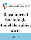 Bacalaureat Sociologie 2017 | Model de subiect Bacalaureat Sociologie 2017 | Model de subiect
