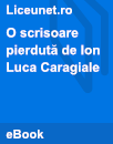 O scrisoare pierdută O scrisoare pierdută