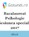 Bacalaureat Psihologie 2017 | Sesiunea specială Bacalaureat Psihologie 2017 | Sesiunea specială